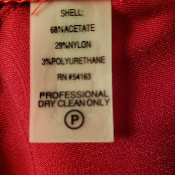 Calvin Klein Red Dress - Picture 4 of 4